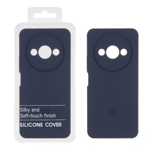 قاب سیلیکونی پاک کنی اورجینال Master Quality مدل Xiaomi Redmi A3 / A3x / Poco C61 - سرمه ای (پک دار)