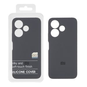قاب سیلیکونی پاک کنی اورجینال Master Quality مدل Xiaomi Redmi 13X / Redmi 13 4G / Poco M6 4G - خاکستری (پک دار)