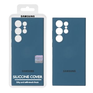 قاب سیلیکونی پاک کنی اورجینال Master Quality مدل Samsung Galaxy S23 Ultra - سبز کله غازی (پک دار)