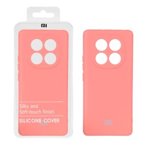 قاب نیو سیلیکون محافظ لنزدار RFF مدل Xiaomi Redmi Note 14 Pro 4G - صورتی پاستیلی (پک دار)
