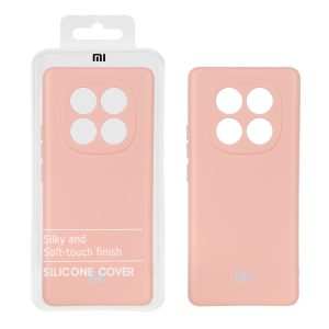 قاب نیو سیلیکون محافظ لنزدار RFF مدل Xiaomi Redmi Note 14 Pro 4G - کرم نارنجی (پک دار)