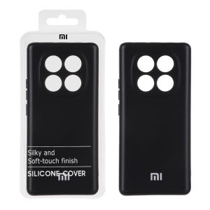 قاب نیو سیلیکون محافظ لنزدار RFF مدل Xiaomi Redmi Note 14 Pro 4G - مشکی (پک دار)