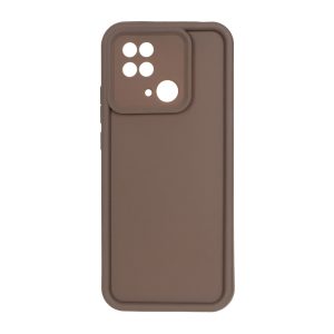 قاب Solid Case مدل Xiaomi Redmi 10C / Redmi 10 Power / Poco C40 - قهوه ای
