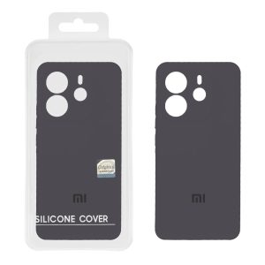 قاب سیلیکونی پاک کنی اورجینال Master Quality مدل Xiaomi Redmi Note 14 4G - خاکستری (پک دار)