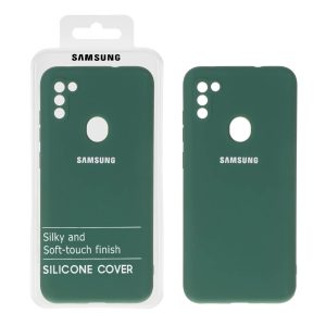 قاب نیو سیلیکون محافظ لنزدار RFF مدل Samsung Galaxy A11 / M11 - سبز (پک دار)