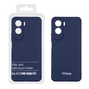 قاب نیو سیلیکون محافظ لنزدار RFF مدل Honor 90 Lite - سرمه ای (پک دار)
