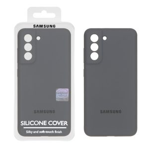 قاب سیلیکونی پاک کنی اورجینال Master Quality مدل Samsung Galaxy S21 FE - خاکستری (پک دار)