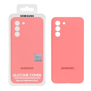 قاب سیلیکونی پاک کنی اورجینال Master Quality مدل Samsung Galaxy S21 FE - مرجانی (پک دار)