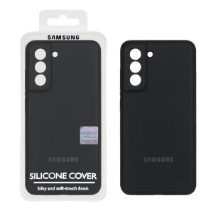 قاب سیلیکونی پاک کنی اورجینال Master Quality مدل Samsung Galaxy S21 FE - مشکی (پک دار)