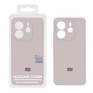 قاب سیلیکونی پاک کنی اورجینال Master Quality مدل Xiaomi Redmi Note 14 4G - خاکی (پک دار)