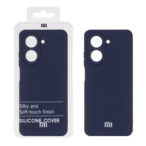 قاب نیو سیلیکون محافظ لنزدار RFF مدل Xiaomi Redmi A5 / Poco C71 - سرمه ای (پک دار)