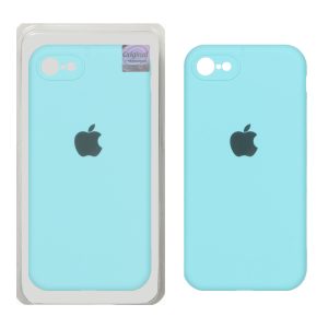 قاب سیلیکونی پاک کنی اورجینال Master Quality مدل Apple iPhone 7 / iPhone 8 / iPhone SE (2020) - سبزآبی (پک دار)