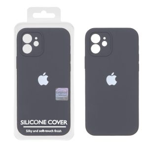 قاب سیلیکونی پاک کنی اورجینال Master Quality مدل Apple iPhone 12 - خاکستری (پک دار)