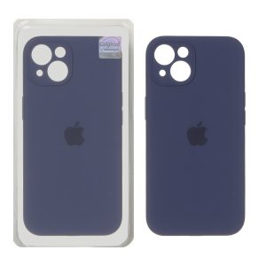 قاب سیلیکونی پاک کنی اورجینال Master Quality مدل Apple iPhone 13 / iPhone 14 - سرمه ای (پک دار)