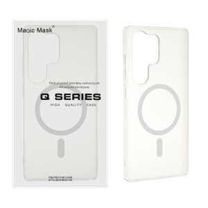 قاب اورجینال Magic Mask مات Magsafe مدل Samsung Galaxy S25 Ultra - سفید (پک دار)