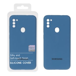 قاب سیلیکونی پاک کنی اورجینال Master Quality مدل Samsung Galaxy A11 / M11 - آبی تیره (پک دار)