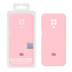 قاب سیلیکونی پاک کنی اورجینال Master Quality مدل Xiaomi Redmi Note 9S / Redmi Note 9 Pro / Redmi Note 9 Pro Max - صورتی (پک دار)