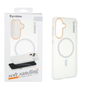 قاب اورجینال Syndee پشت مات MagSafe مدل Samsung Galaxy A37 / A56 / A36 - سفید (پک دار)