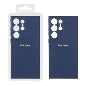 قاب نیو سیلیکون محافظ لنزدار RFF مدل Samsung Galaxy S23 Ultra - سرمه ای (پک دار)