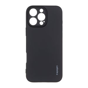 قاب سیلیکونی Spigen محافظ لنزدار Apple iPhone 16 Pro Max - مشکی