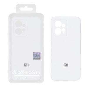 قاب سیلیکونی پاک کنی اورجینال Master Quality مدل Xiaomi Redmi Note 12 4G - سفید (پک دار)