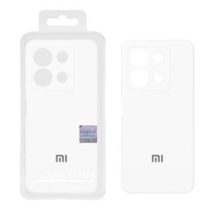 قاب سیلیکونی پاک کنی اورجینال Master Quality مدل Xiaomi Redmi Note 13 4G - سفید (پک دار)