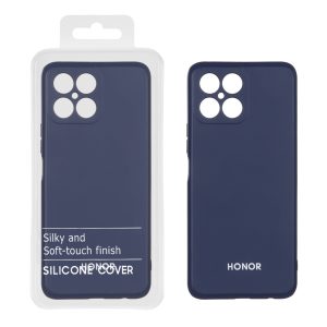 قاب نیو سیلیکون محافظ لنزدار RFF مدل Honor X8 4G - سرمه ای (پک دار)