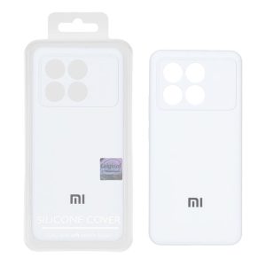 قاب سیلیکونی پاک کنی اورجینال Master Quality مدل Xiaomi Poco X6 Pro 5G / Redmi K70E - سفید (پک دار)