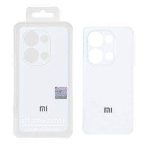 قاب سیلیکونی پاک کنی اورجینال Master Quality مدل Xiaomi Redmi Note 14S / Note 13 Pro 4G / Poco M6 Pro 4G - سفید (پک دار)