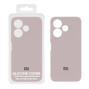 قاب سیلیکونی پاک کنی اورجینال Master Quality مدل Xiaomi Redmi 13X / Redmi 13 4G / Poco M6 4G - خاکی (پک دار)
