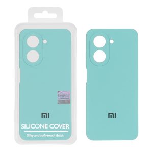 قاب سیلیکونی پاک کنی اورجینال Master Quality مدل Xiaomi Redmi A5 / Poco C71 - سبزآبی (پک دار)