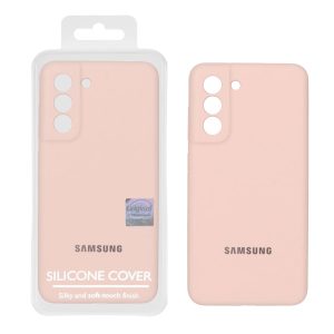 قاب سیلیکونی پاک کنی اورجینال Master Quality مدل Samsung Galaxy S21 FE - کرم نارنجی (پک دار)