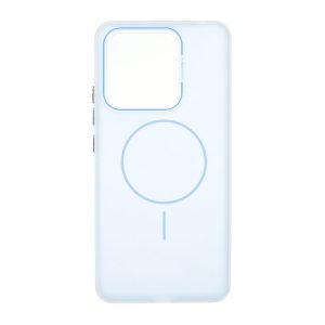 قاب مات Funnyrich طرح مگ سیف دور مات Xiaomi Redmi Note 13 4G - آبی