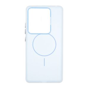 قاب مات Funnyrich طرح مگ سیف دور مات Xiaomi Redmi Note 14S / Note 13 Pro 4G / Poco M6 Pro 4G - آبی
