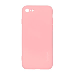 قاب سیلیکونی Spigen محافظ لنزدار Apple iPhone 7 / iPhone 8 / iPhone SE (2020) - صورتی