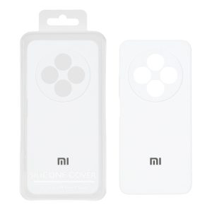 قاب سیلیکونی پاک کنی اورجینال Master Quality مدل Xiaomi Redmi 14C / Redmi A3 Pro / Redmi A4 / Poco C75 - سفید (پک دار)