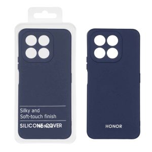 قاب نیو سیلیکون محافظ لنزدار RFF مدل Honor X6c - سرمه ای روشن (پک دار)