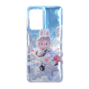 قاب اطلسی Labubu دور ژله ای Samsung Galaxy A52 / A52s - طرح 221