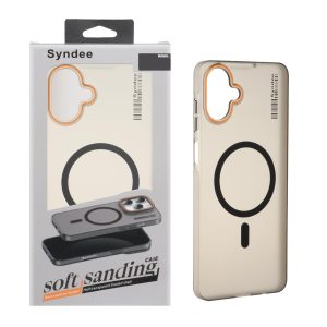 قاب اورجینال Syndee پشت مات MagSafe مدل Samsung Galaxy A07 - مشکی (پک دار )