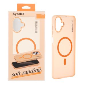 قاب اورجینال Syndee پشت مات MagSafe مدل Samsung Galaxy A07 - نارنجی (پک دار )