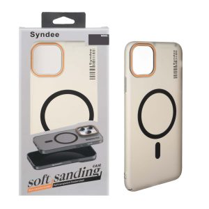 قاب اورجینال Syndee پشت مات MagSafe مدل Apple iPhone 11 Pro Max - مشکی (پک دار )