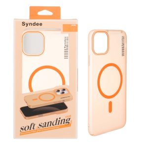 قاب اورجینال Syndee پشت مات MagSafe مدل Apple iPhone 11 Pro Max - نارنجی (پک دار )