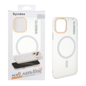 قاب اورجینال Syndee پشت مات MagSafe مدل Apple iPhone 11 Pro - سفید (پک دار )