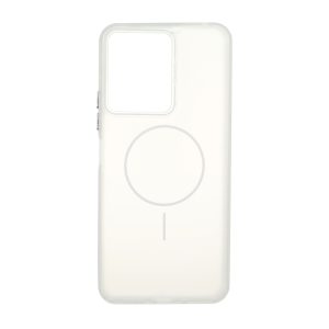 قاب مات Funnyrich طرح مگ سیف دور مات Xiaomi Redmi 13C / Poco C65 - سفید