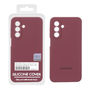 قاب سیلیکونی پاک کنی اورجینال Master Quality مدل Samsung Galaxy A17 / A26 - زرشکی (پک دار)