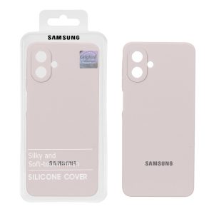 قاب سیلیکونی پاک کنی اورجینال Master Quality مدل Samsung Galaxy A07 - خاکی (پک دار)