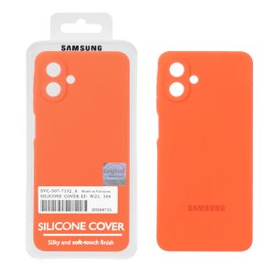 قاب سیلیکونی پاک کنی اورجینال Master Quality مدل Samsung Galaxy A07 - نارنجی (پک دار)