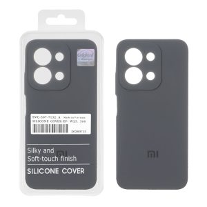 قاب سیلیکونی پاک کنی اورجینال Master Quality نسخه گلوبال Xiaomi Redmi 15C / Poco C85 - خاکستری (پک دار)