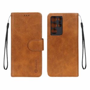 کیف موبایل مگنتی Nillkin مدل Samsung Galaxy S21 Ultra - عسلی