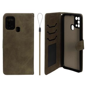 کیف موبایل مگنتی درجه یک داخل خز MNC Plus مدل Samsung Galaxy M31 - سبز زیتونی